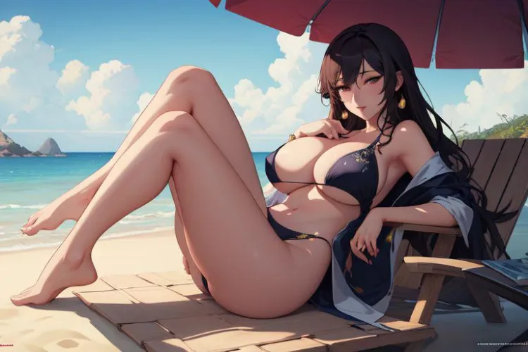 Thumbnail Relaxing on the Beach - Working_Plan_3996 | Hentai Stories