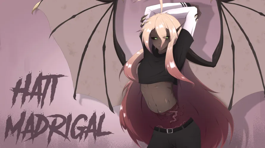 Thumbnail Hati the Manananggal OC by Benjo_Spaget in MonsterGirl Category