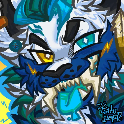 Thumbnail GatoPepaz's Funky Icon Commission | Furry Art