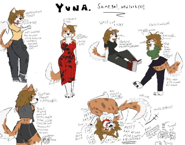 Thumbnail Yuna Redesigned: Exploring Furry Transformations