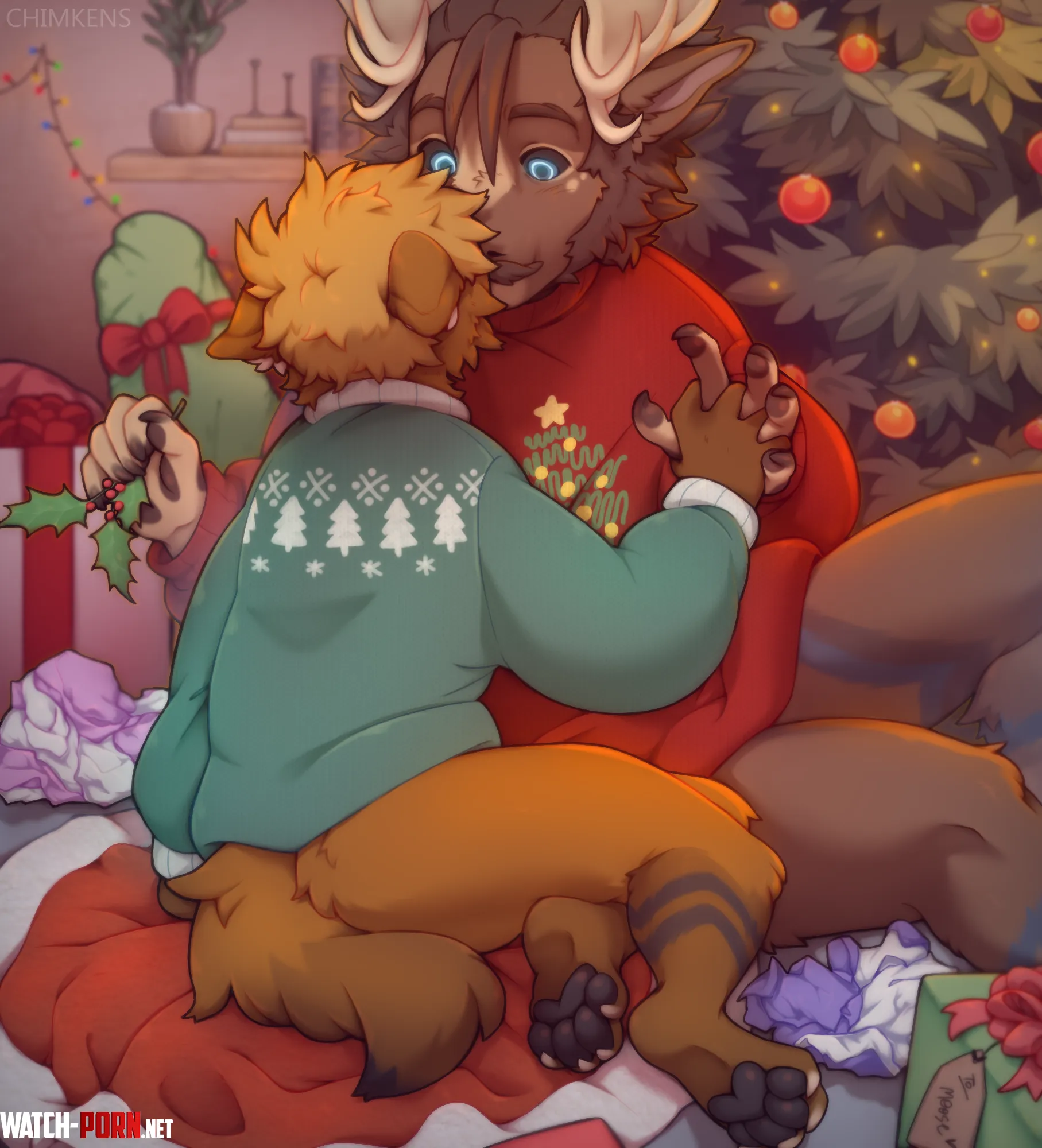 A holly kiss  hope everyone had amazing holidays  by ChimkF