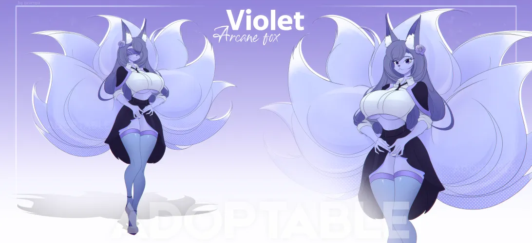 Thumbnail Fox Girl Adopt SB50 by Promya in Furry Category