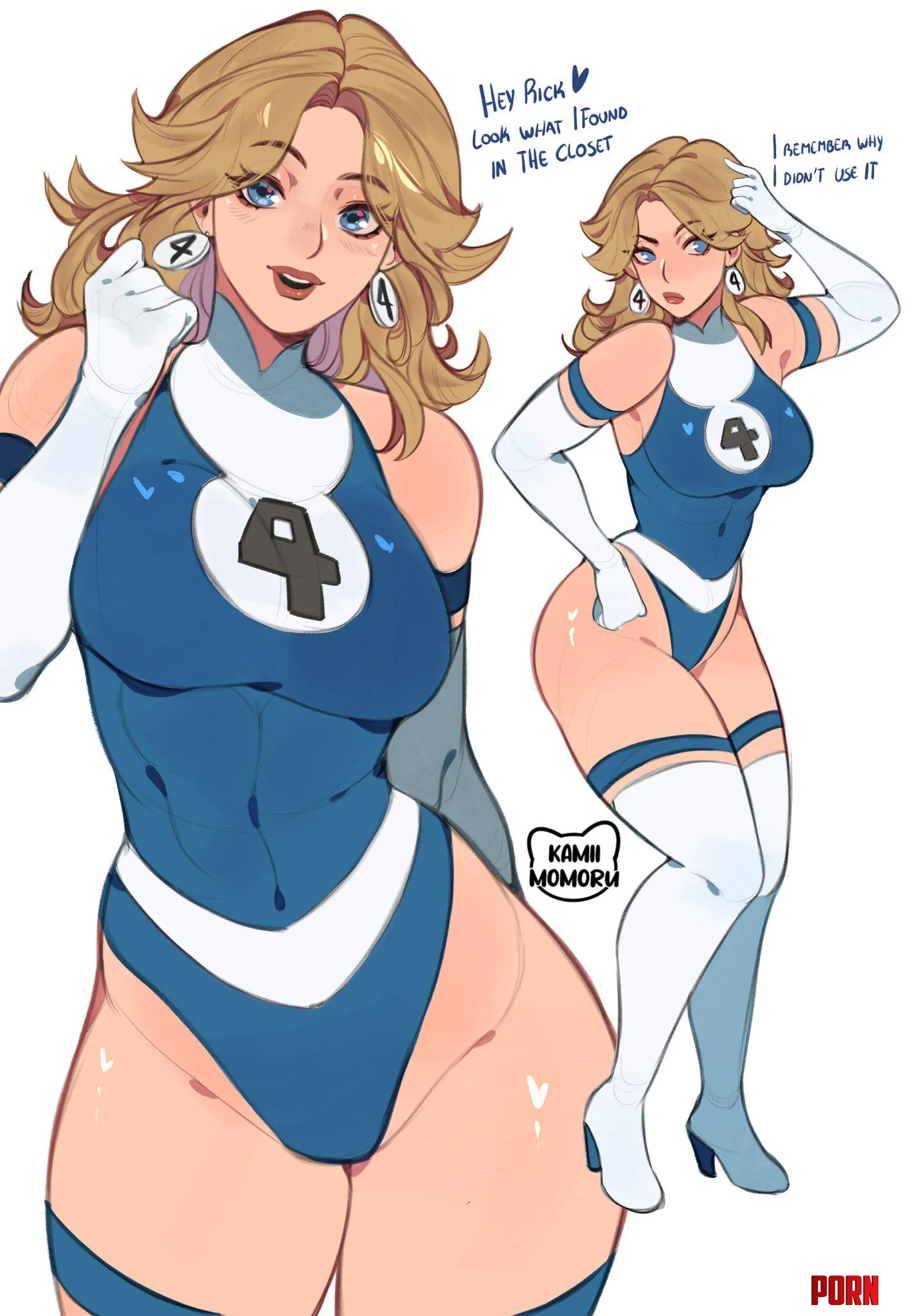 Sue Storm by Momoru by Faoovo