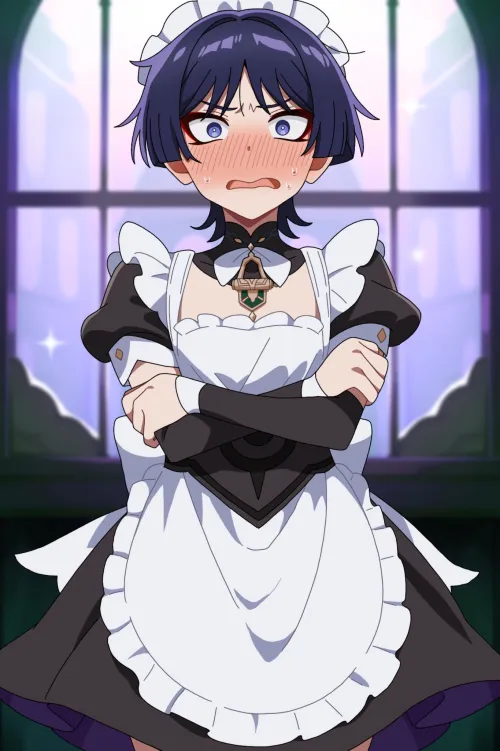 Thumbnail Discover 'Blushing Maid Scara' in the World of CuteTraps