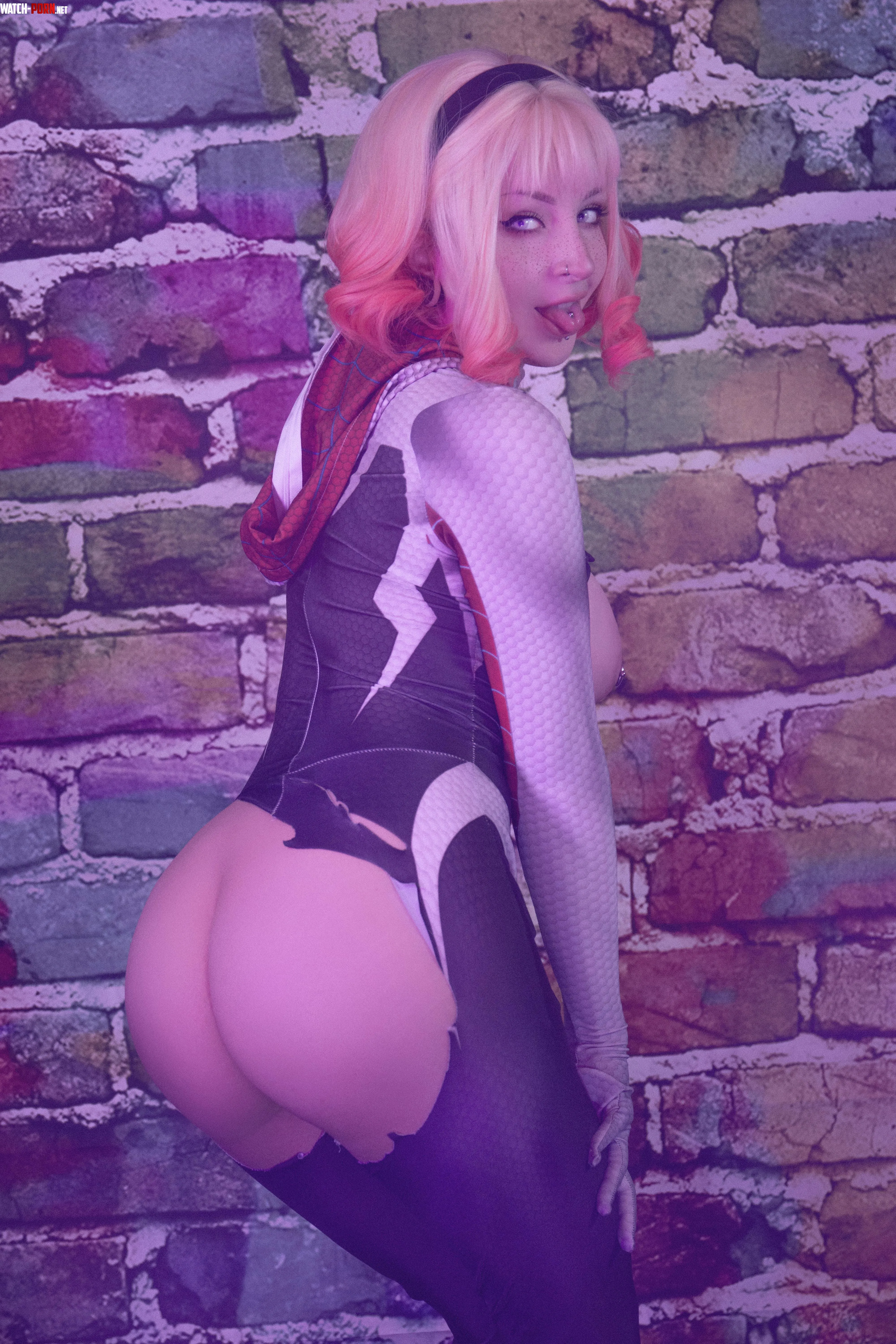 SpiderGwen by me Shiroktsne by Weird-Doughnut7002