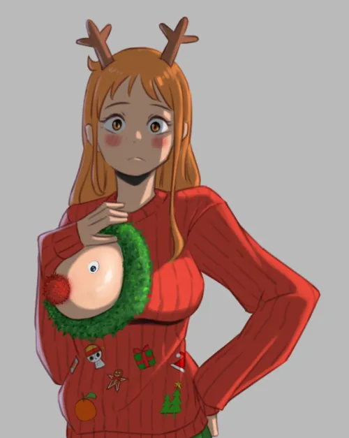 Thumbnail Festive Nami: Rokushiki17's Christmas Outfit Galore