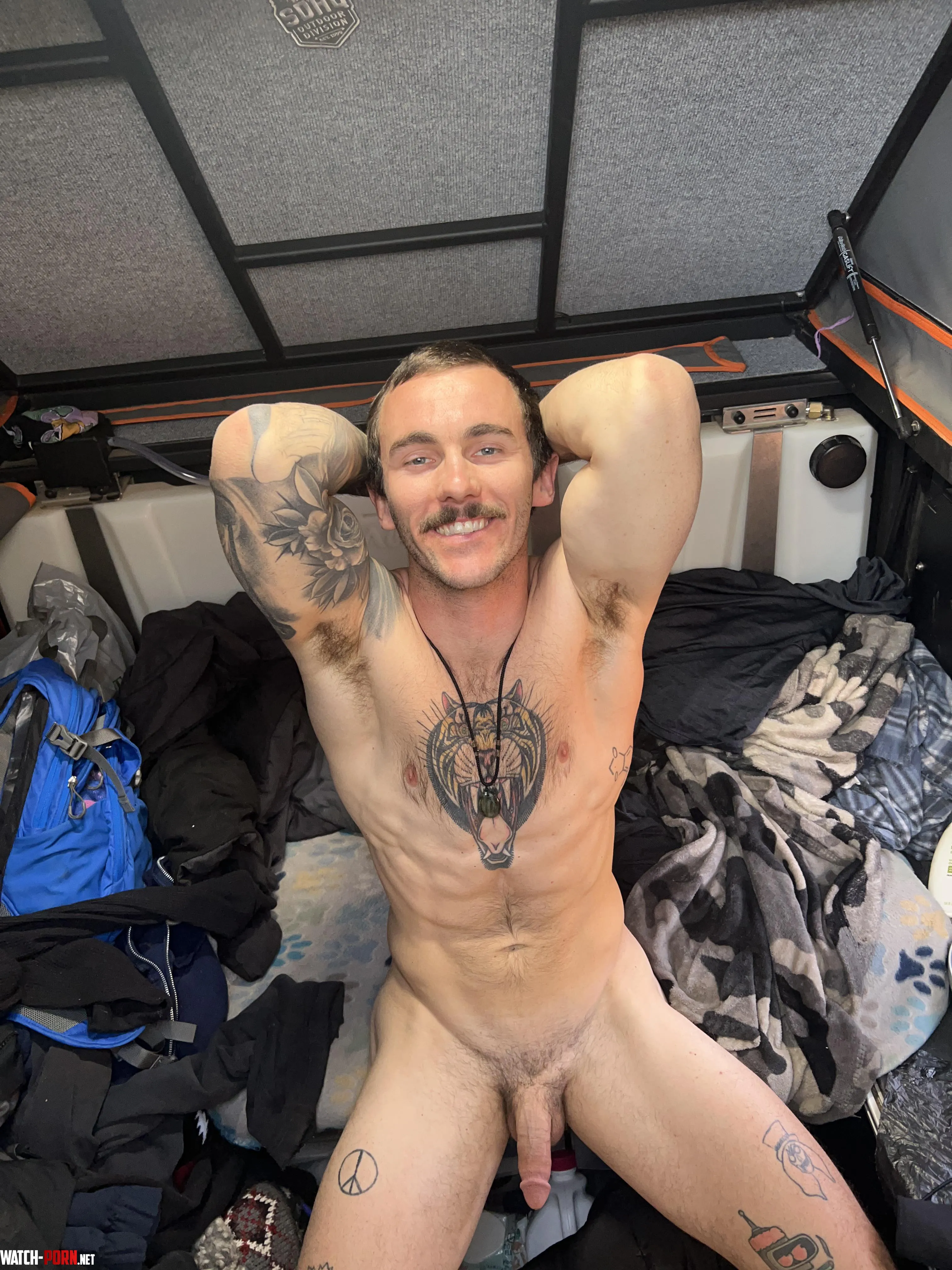 Chilling in my camper by tiger_cock69