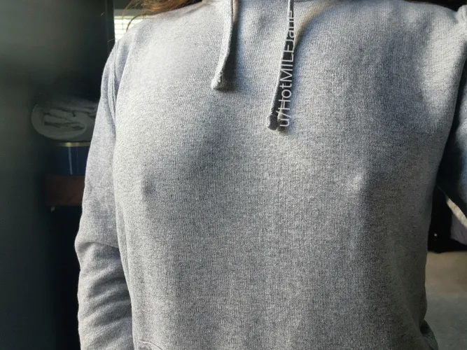 Thumbnail Bold and Braless: 'Even My Hoodie Can't Contain Them' by HotMILFJane