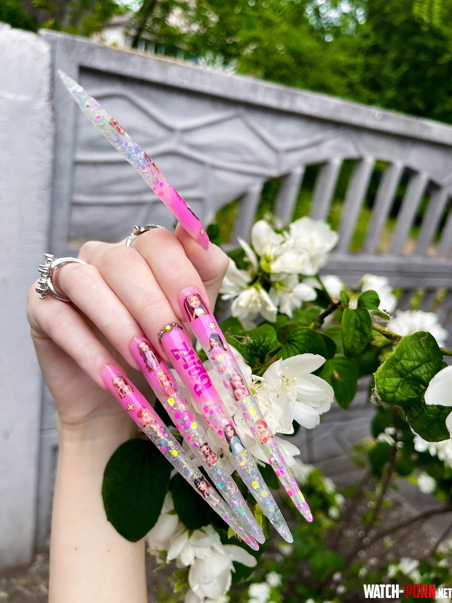 Long nails stickers dollsn by Allison_Jae