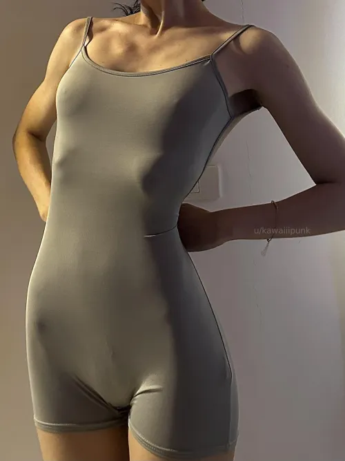 Thumbnail Discovering Loveliness in a Gray Bodysuit by kawaiiipunk