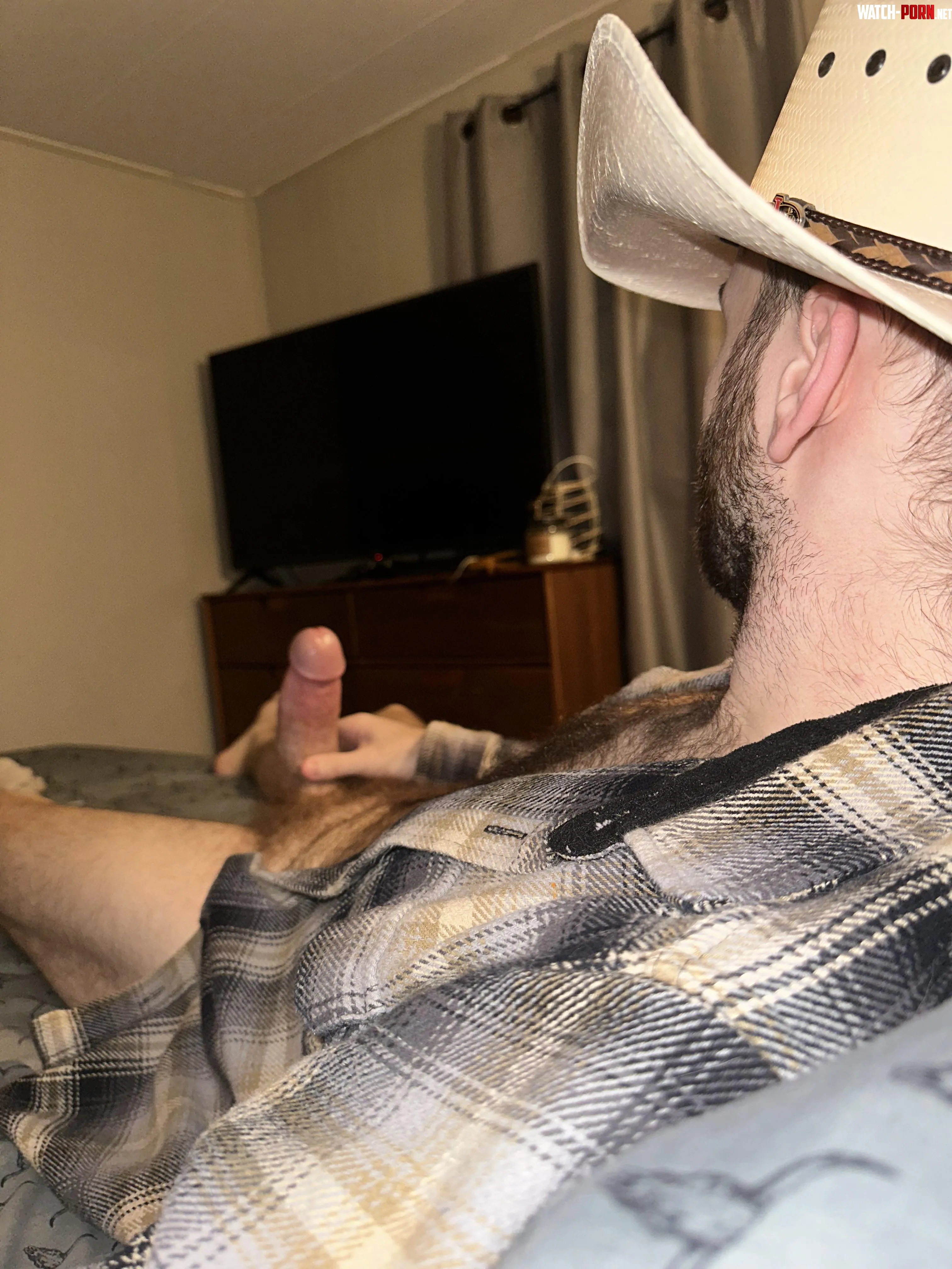 any bros wanna watch me jerk my fat cowboy cock by dontaejn2000