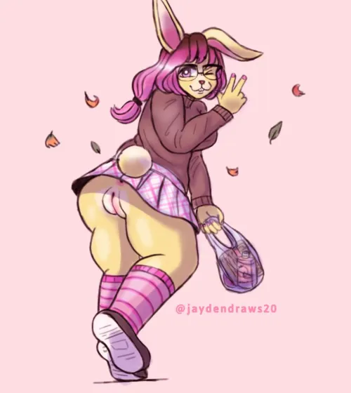 Thumbnail Chubby Bunny Upskirt Art: A Playful Display by Jayrose_17