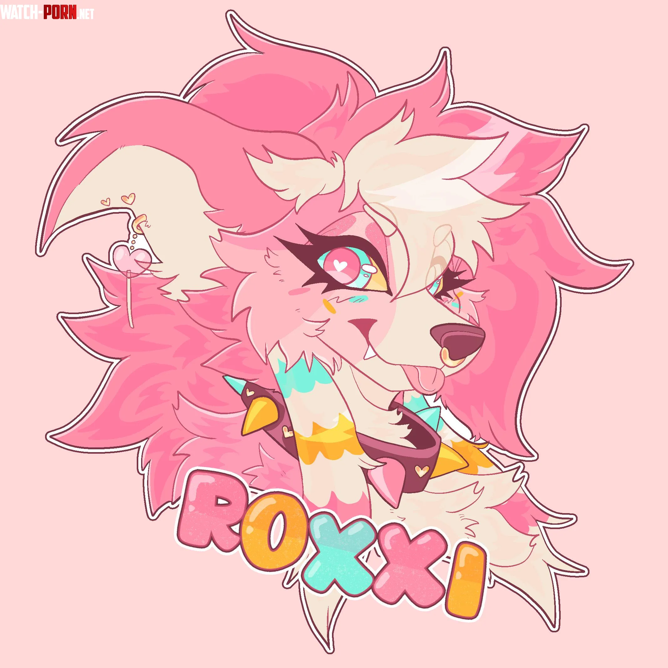 Roxxi Badge  Art is mine by Neapawlitan