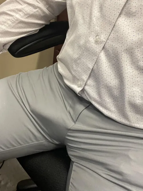 Thumbnail 29 Straight Horny at Work by StageNo6795 | Bulges Category