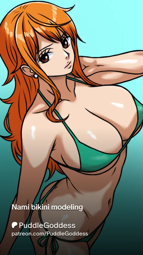 Thumbnail Nami Bikini Modeling: A Funpiece Showcase by PuddleGoddess