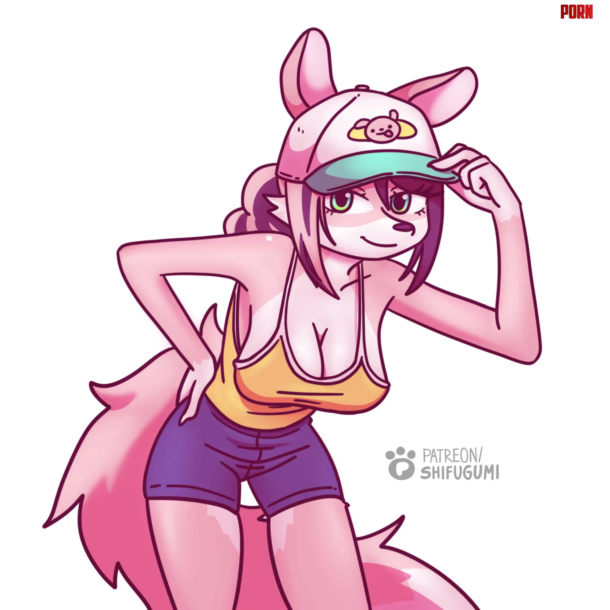 Silly doggo cap  art by me shifugumi by shifugumi