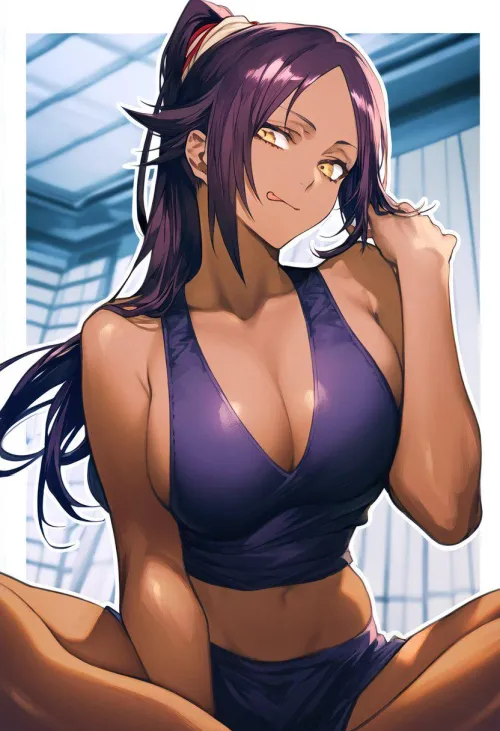 Thumbnail CheetahSperm18 Introduces Yoruichi Shihoin from Bleach in Oppai Adventure