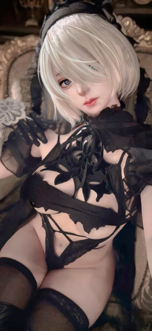 Thumbnail YoRHaBooty's Exciting Transformation: Puutincos as 2B Revealed