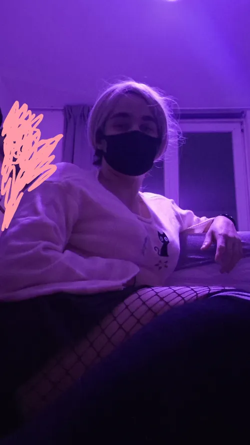 Thumbnail femboy_sarah04's Playful Ensemble: New Fishnets and Fun