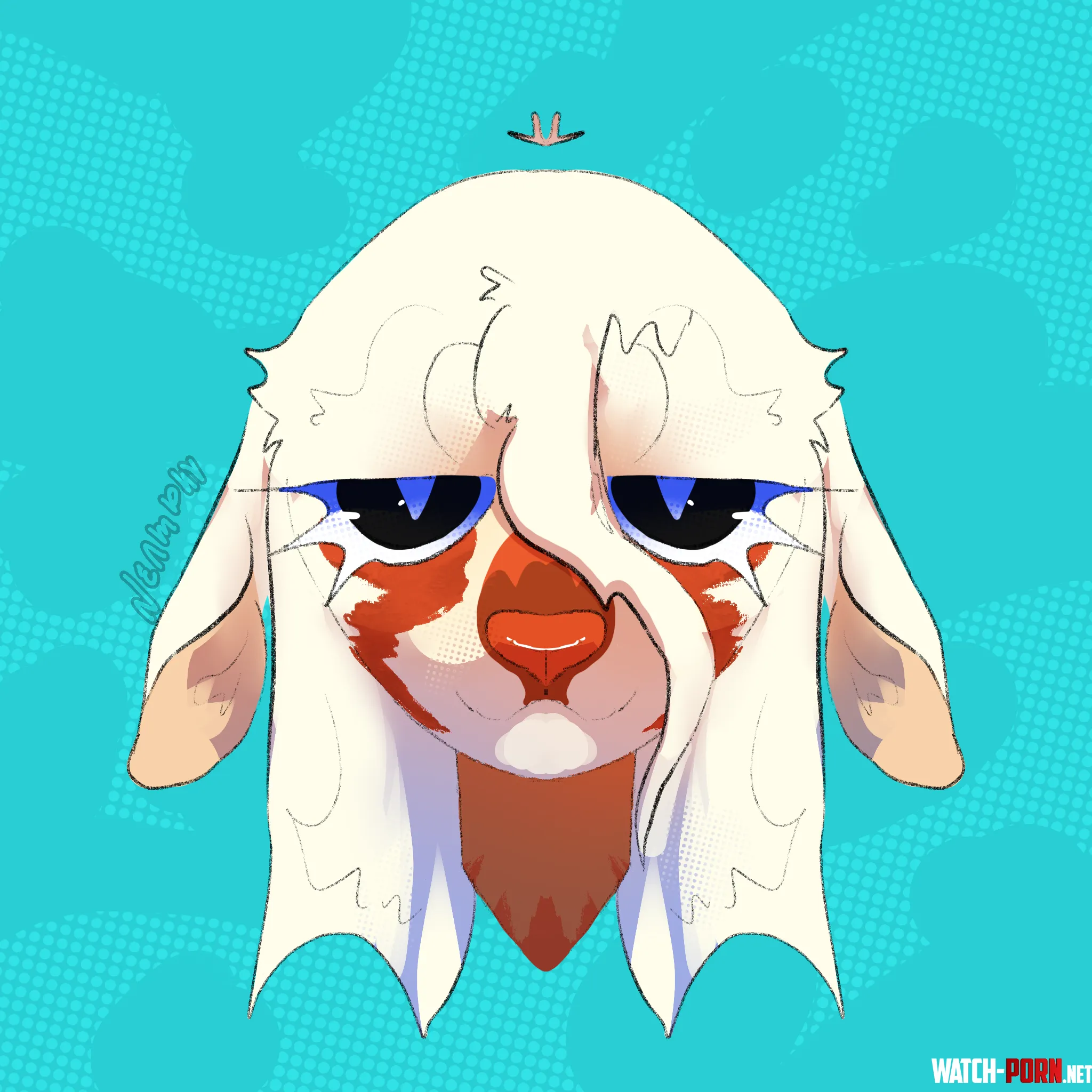 Owed headshot for a user on toyhouse art by me by Ok_Room7774