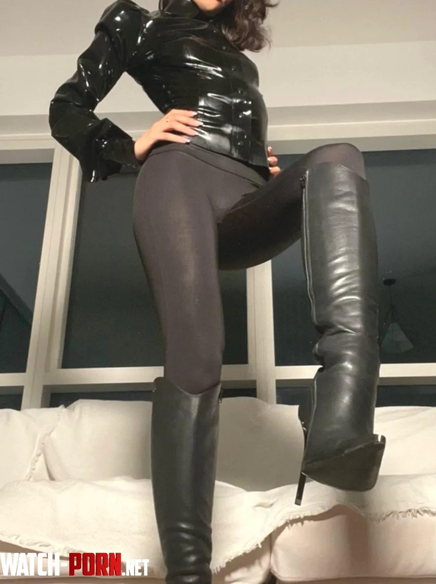 Who can resist a goddess in leather boots by Sea_Rooster_3398