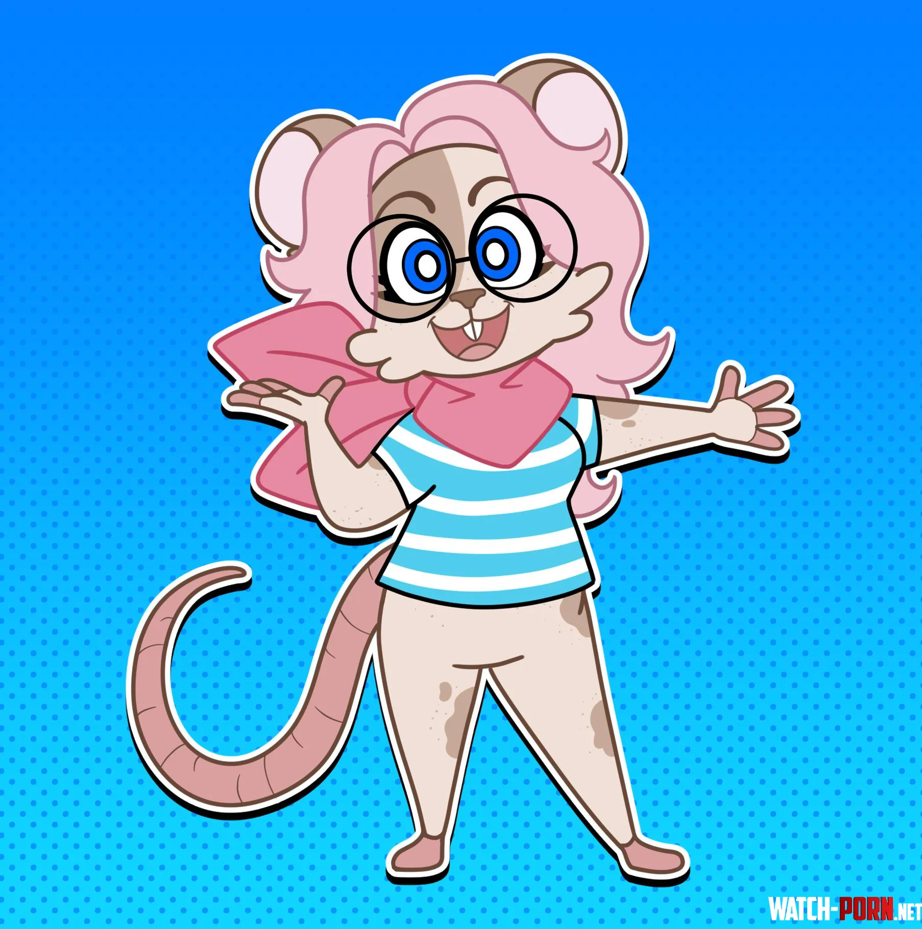 My fursona Cookie if she was a character in Indigo Park Done by the incredible bashbutterbean on twitter and bluesky Go check them out by Coderkid01