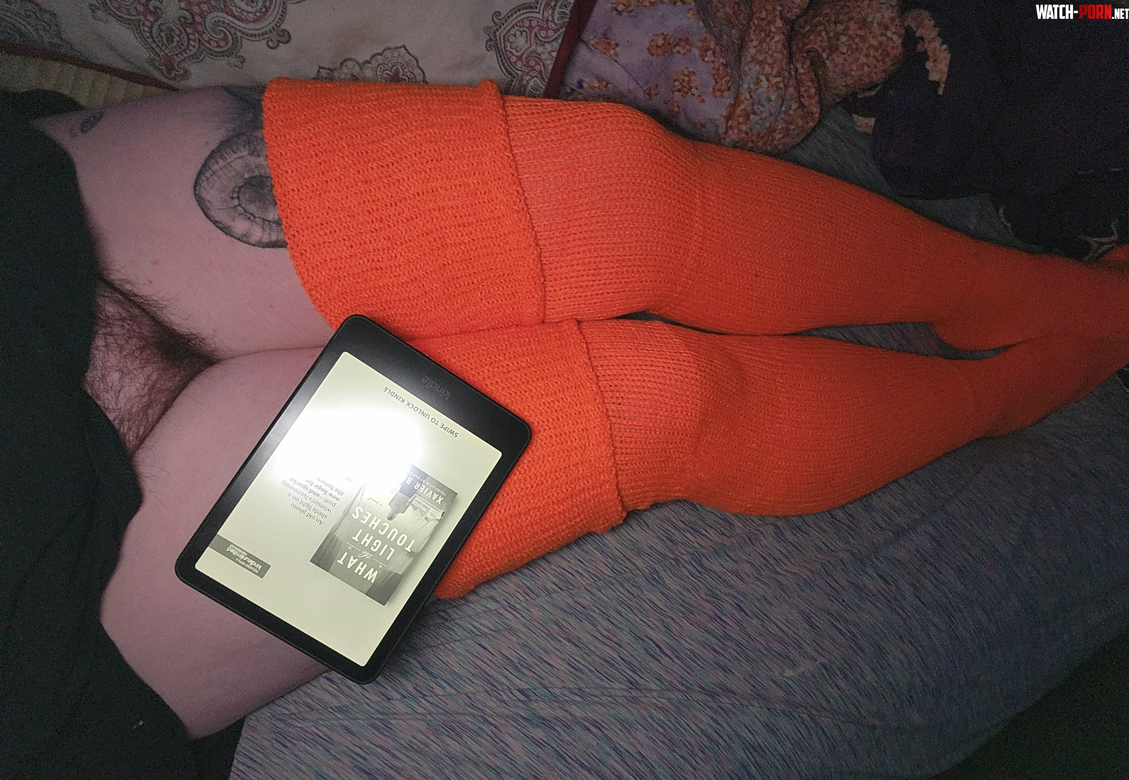 A bush and a Kindle kind of night  by lickitten