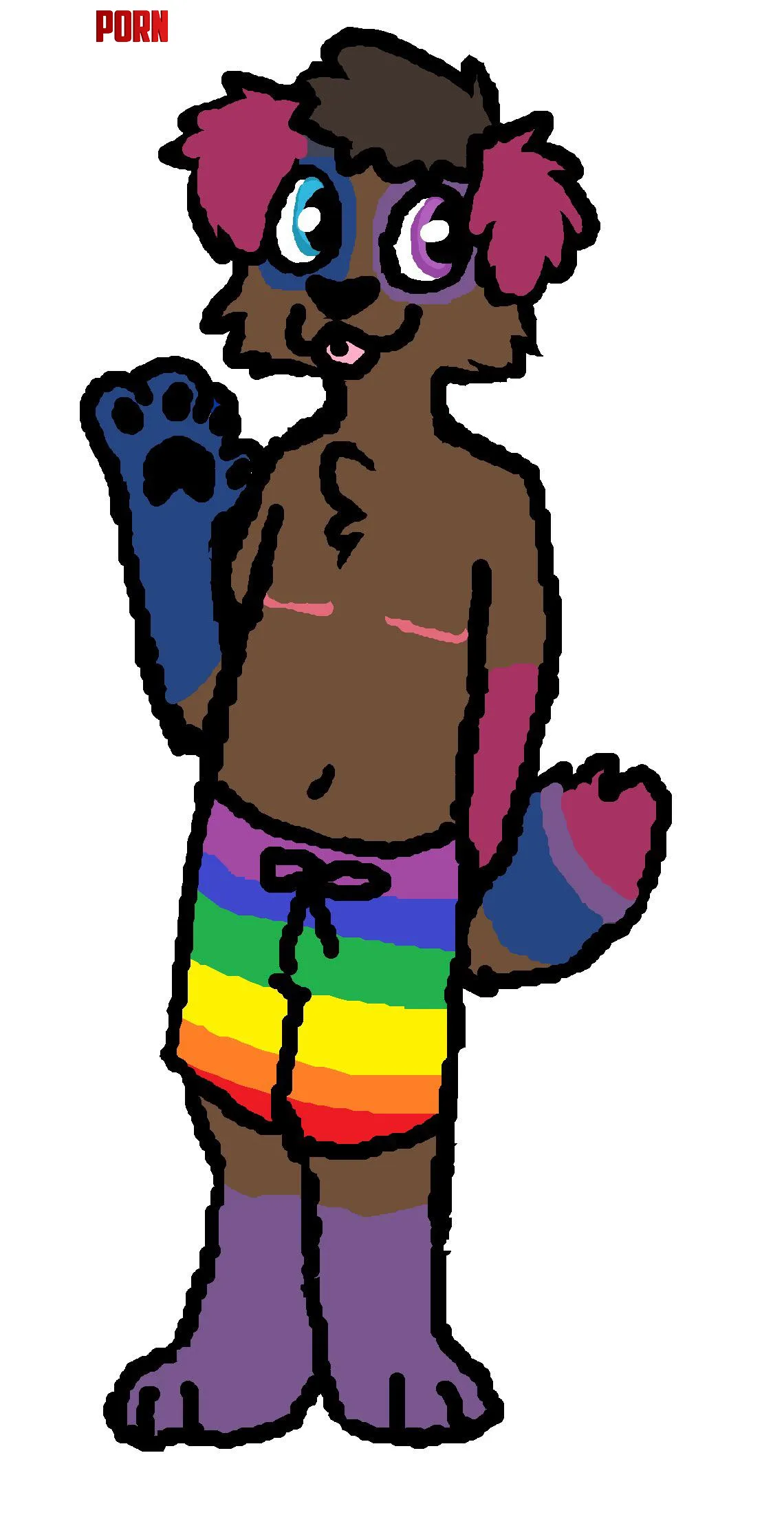 Arlo the Bi dog Art by me by SnickerdoodleEnjoyer