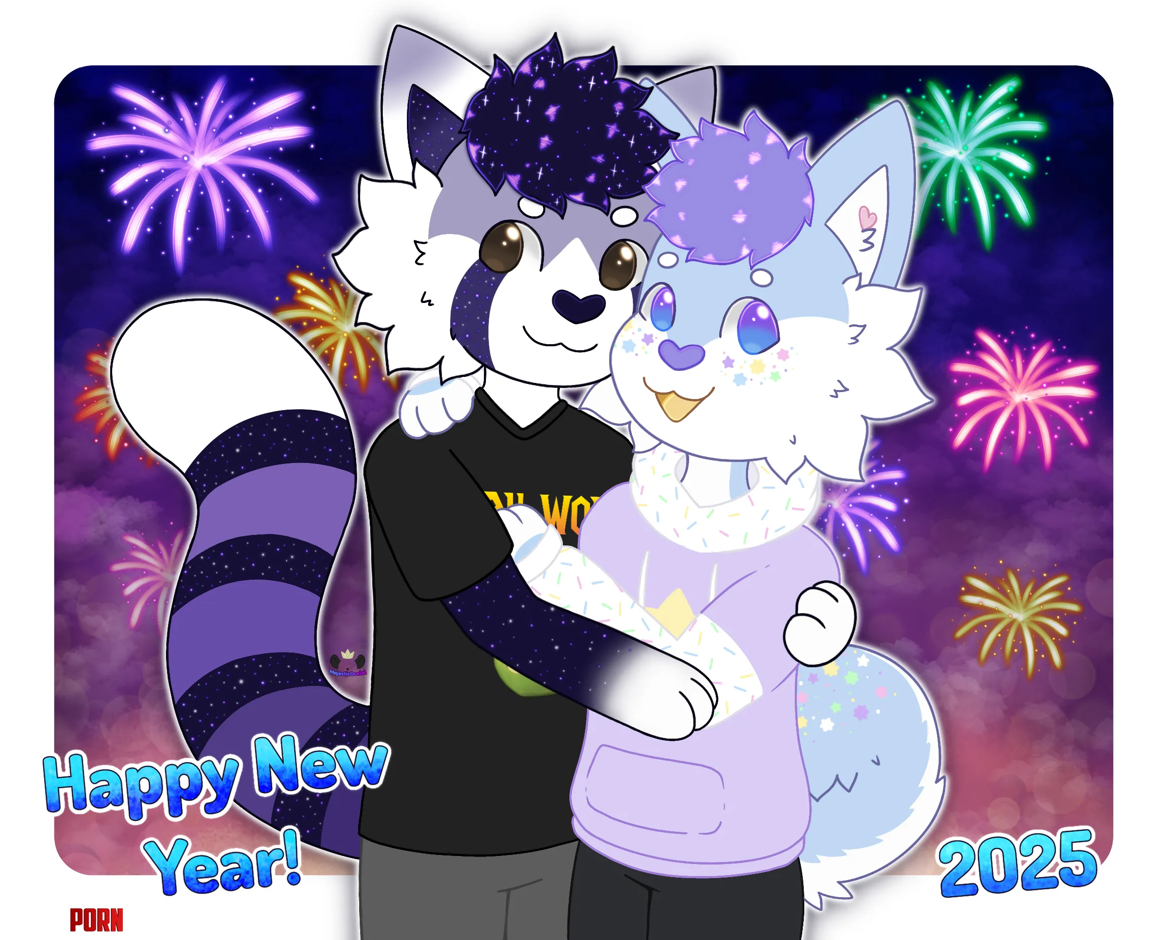 Happy New Year  by MajesticOcelolArt