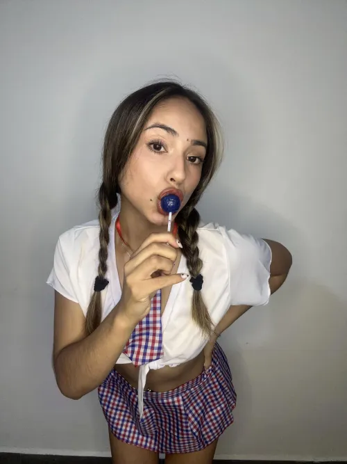 Thumbnail French Lollipop Play: A Sweet Encounter with X-Small Girls