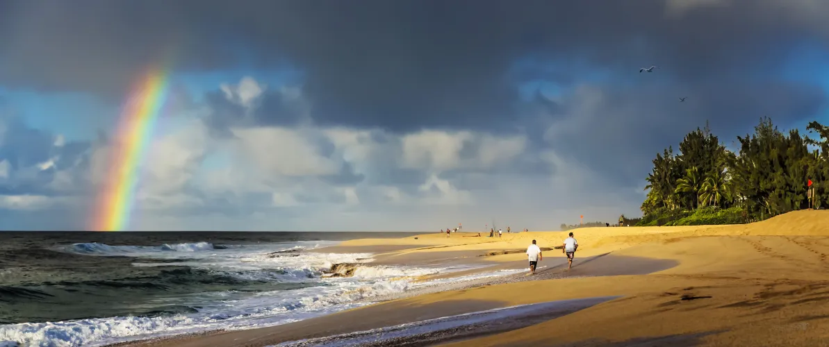 Thumbnail Beach: Sunset Beauty in Oahu, Hawaii - Boomer357M