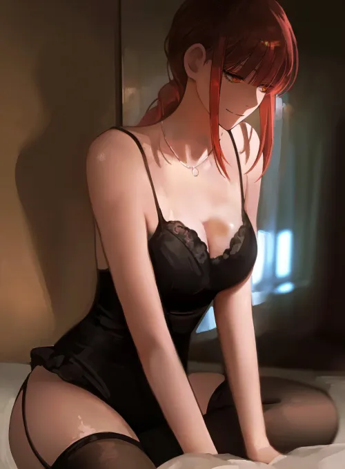 Thumbnail Lingerie Delights with Makima - Silent_Steak_9540's Ecchi Revelations