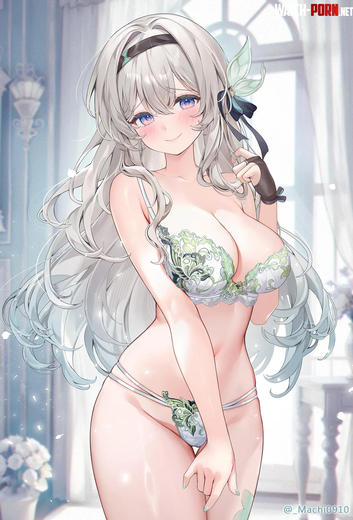 Firefly in sensual lingerie Machi0910 Honkai Series  Honkai Star Rail by elegantloveglimmer