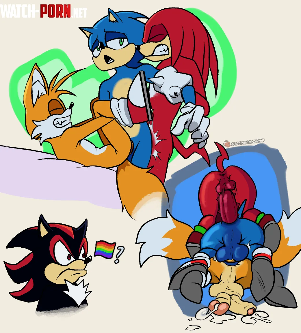 Team Sonic always together by Thron_