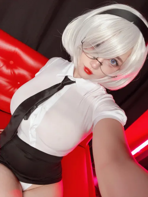 Thumbnail NierAutomata Office Lady 2B Runa Rei: Exquisite Rule34 Art