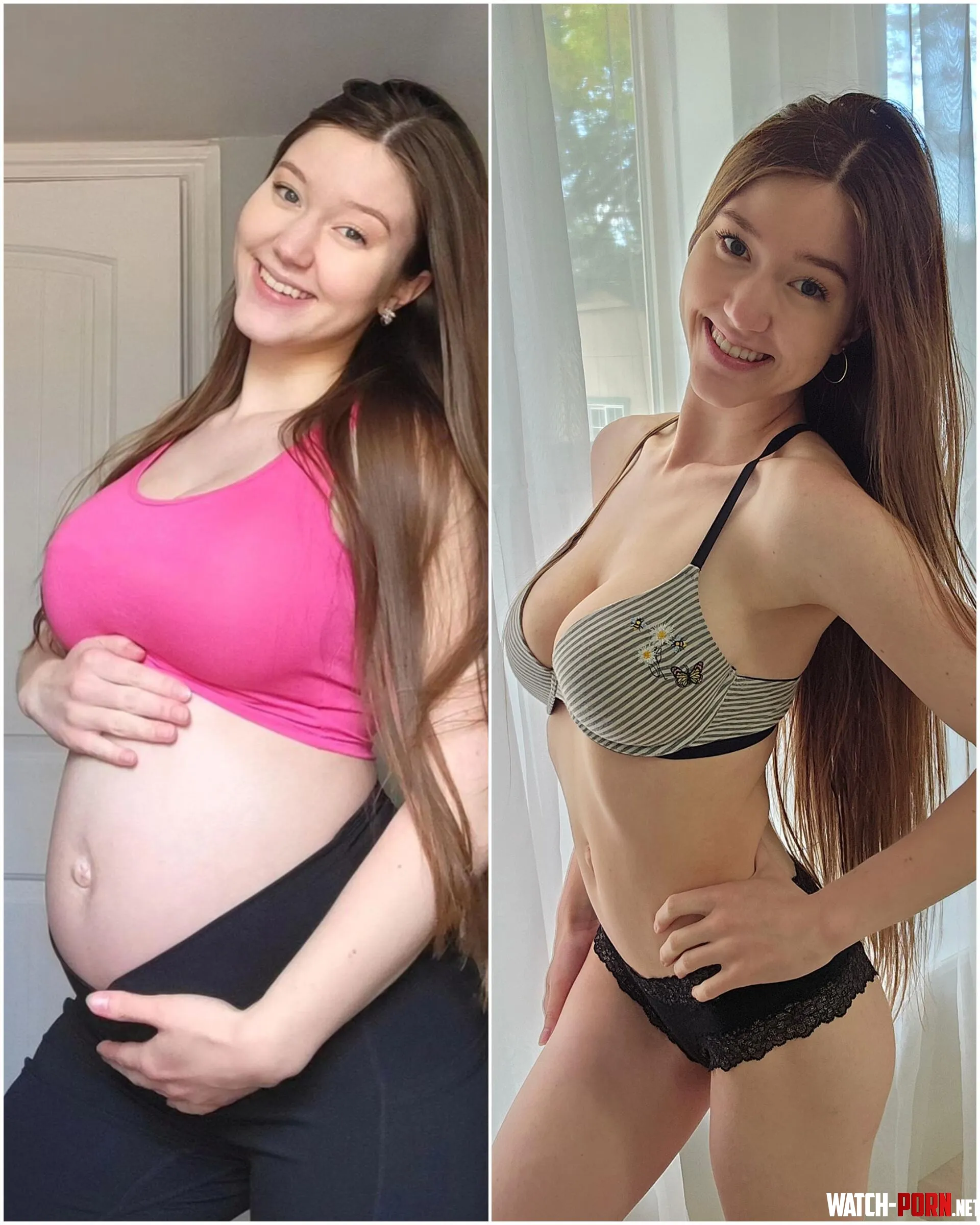 Pregnant belly vs mombod  by jade_love_12345