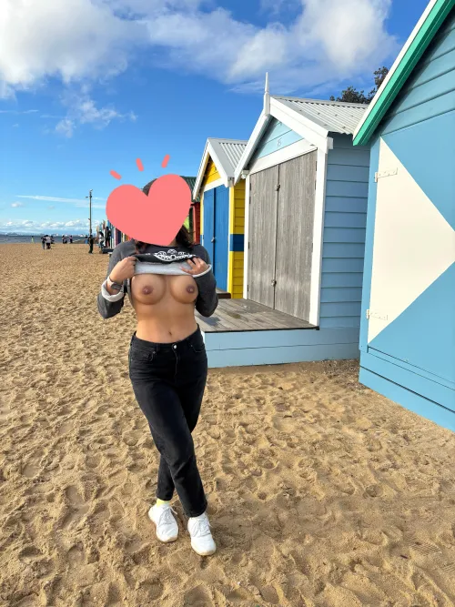 Thumbnail mischiefmaya Basks in the Sun with 'suns out tits out' in AsianNSFW