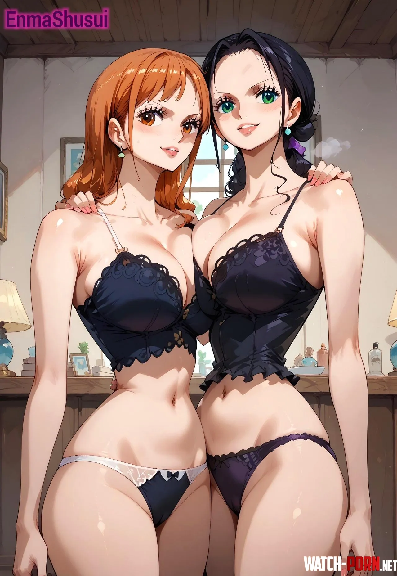 Two Queens Deadly Duo Nami and Robin 3 by LoreHuntre