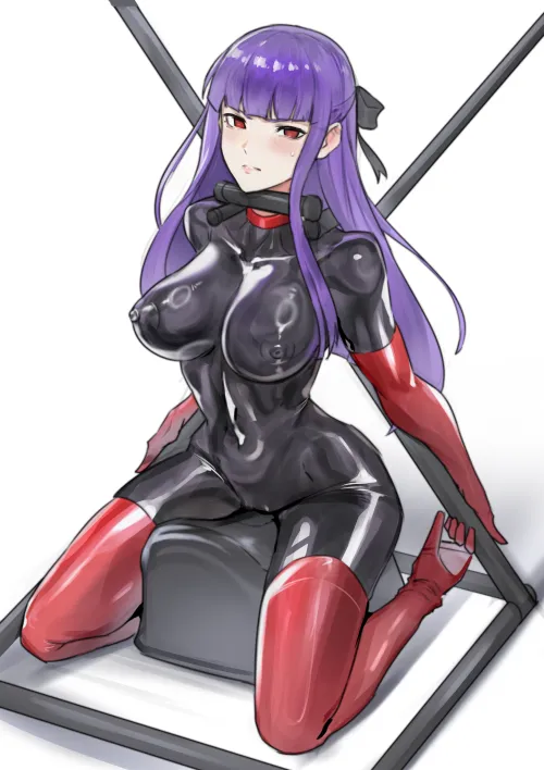 Thumbnail CheetahSperm18 introduces Fujino Asagami Type Moon in animebodysuits