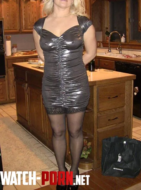 At a party wearing another of my slutty dresses  by wyckedjasmine