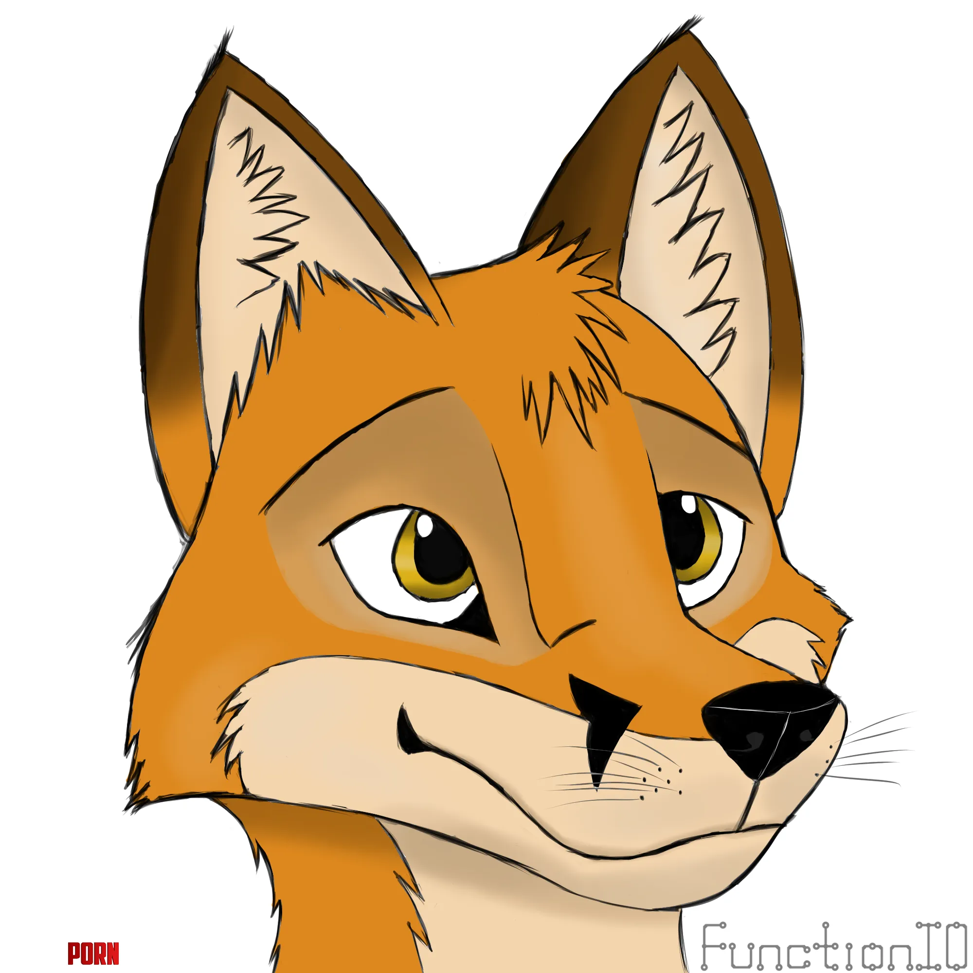 First post here Made a cute fox Art by me by FunctionIO