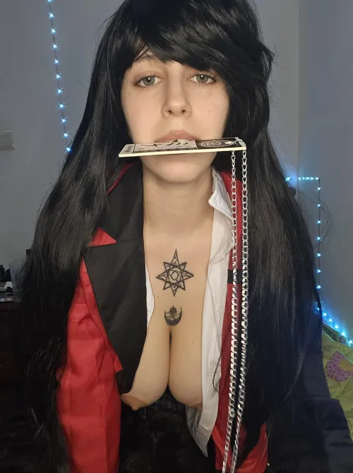 Thumbnail Nude Cosplay Sensation: Yumeko from Kakegurui by Lunaryae