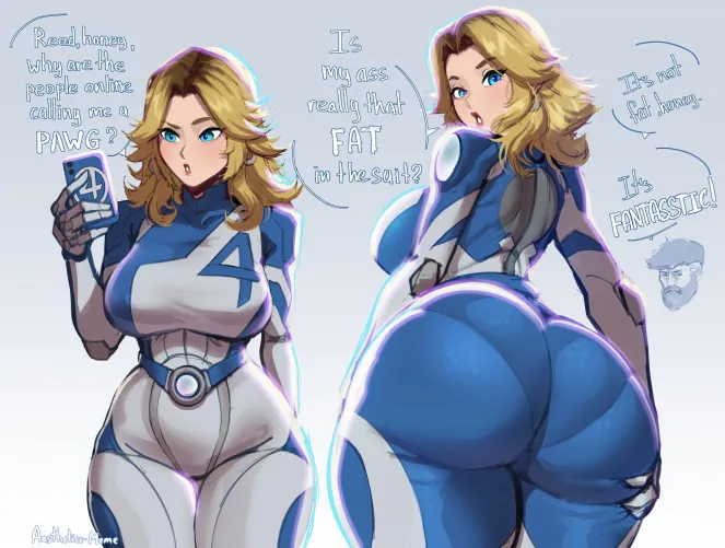 Thumbnail Susan Storm's AestheticcMeme Marvel Rivals in AnimeBooty by EroMestre