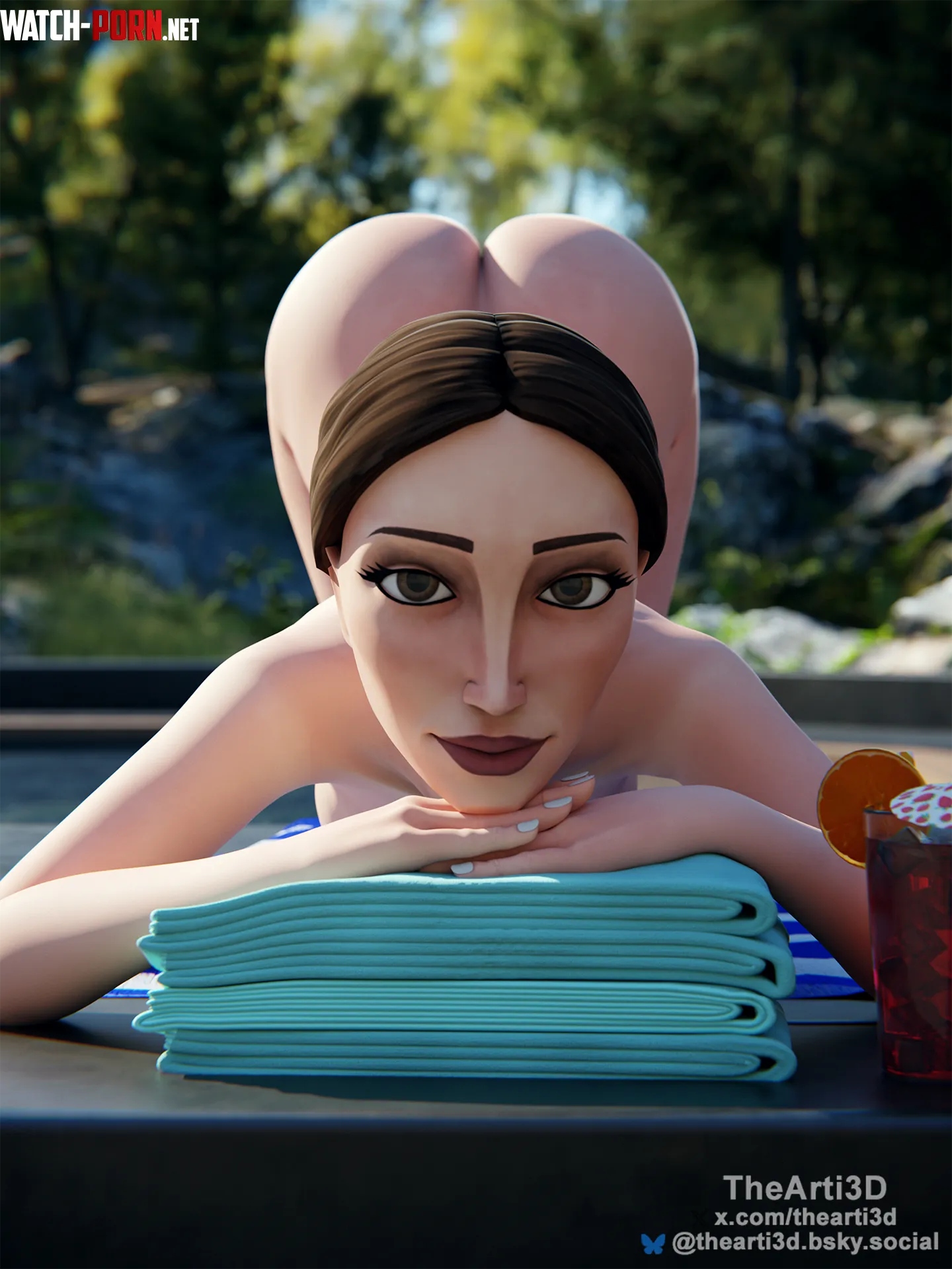 Padme relaxing TheArti3D by TheArti_3D