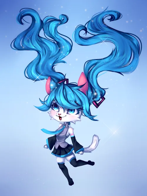 Thumbnail Melon__Senpai Presents Furry Miku Art Creation