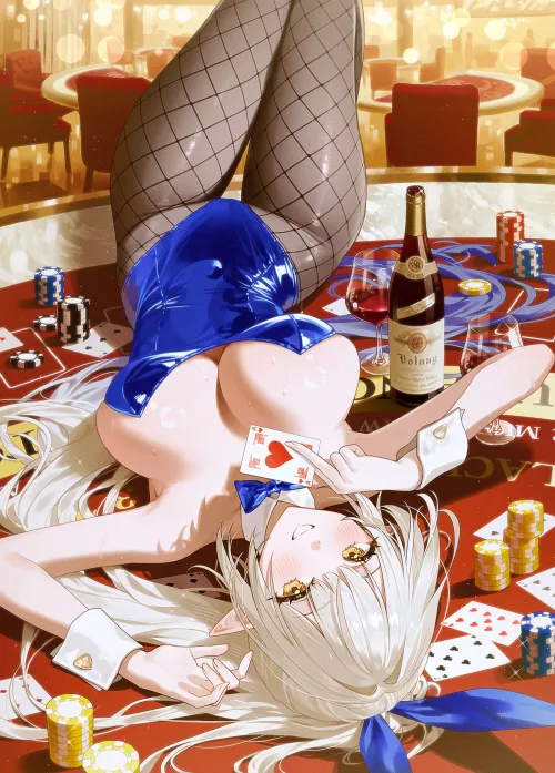 Thumbnail Explore the Art of OppaiLove with Marxsander2016's Casino Bunnygirl