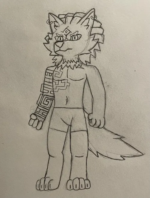 Thumbnail Drawing Wolf Link: jedimartinez's Furry Artistry