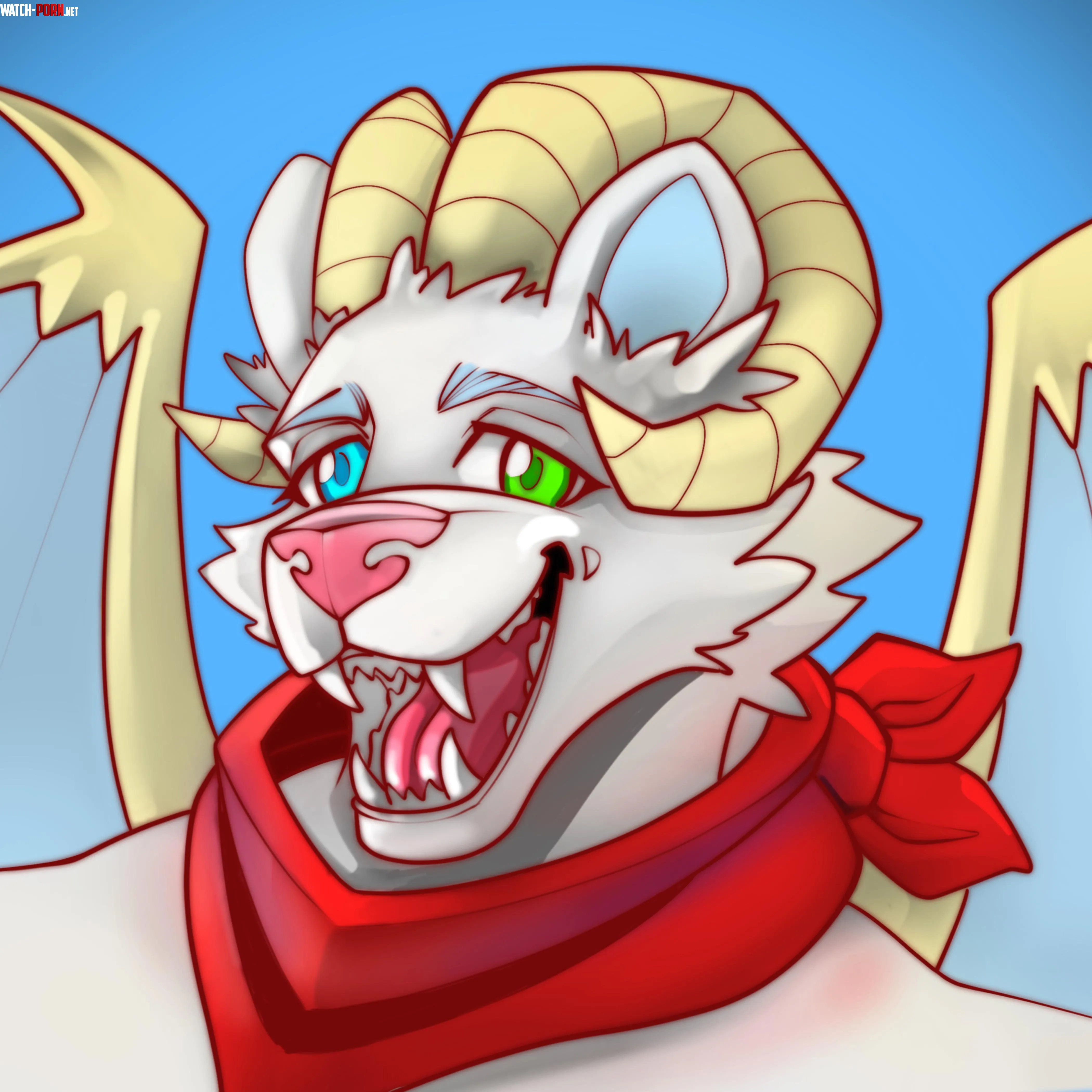 Icon Com for aRandomRedPixel art by me DMme by Dry-Image1499