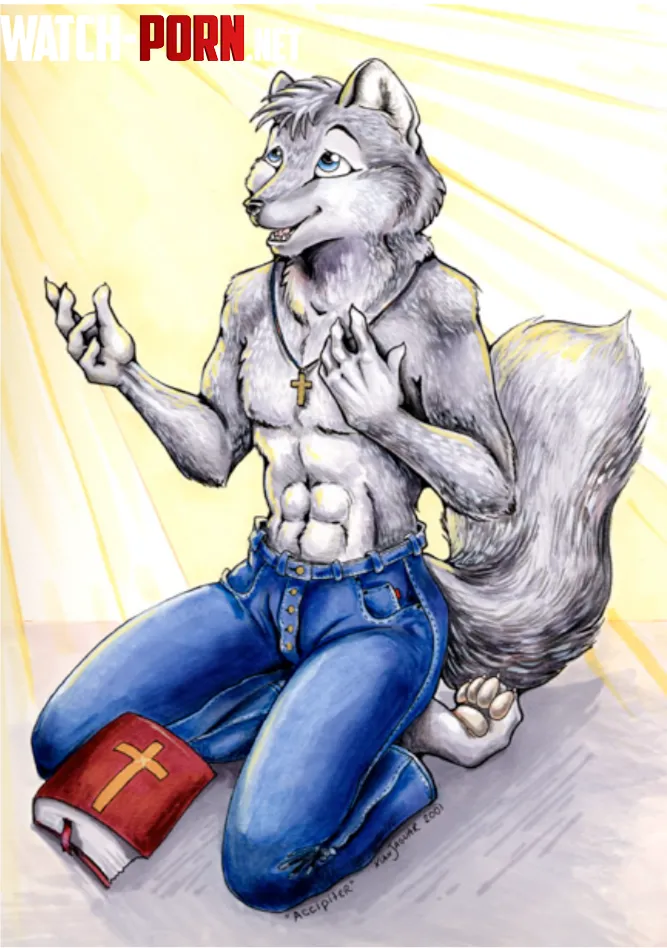 Praying wolf XianJaguar Deviant Art  by LibertyPackandStack