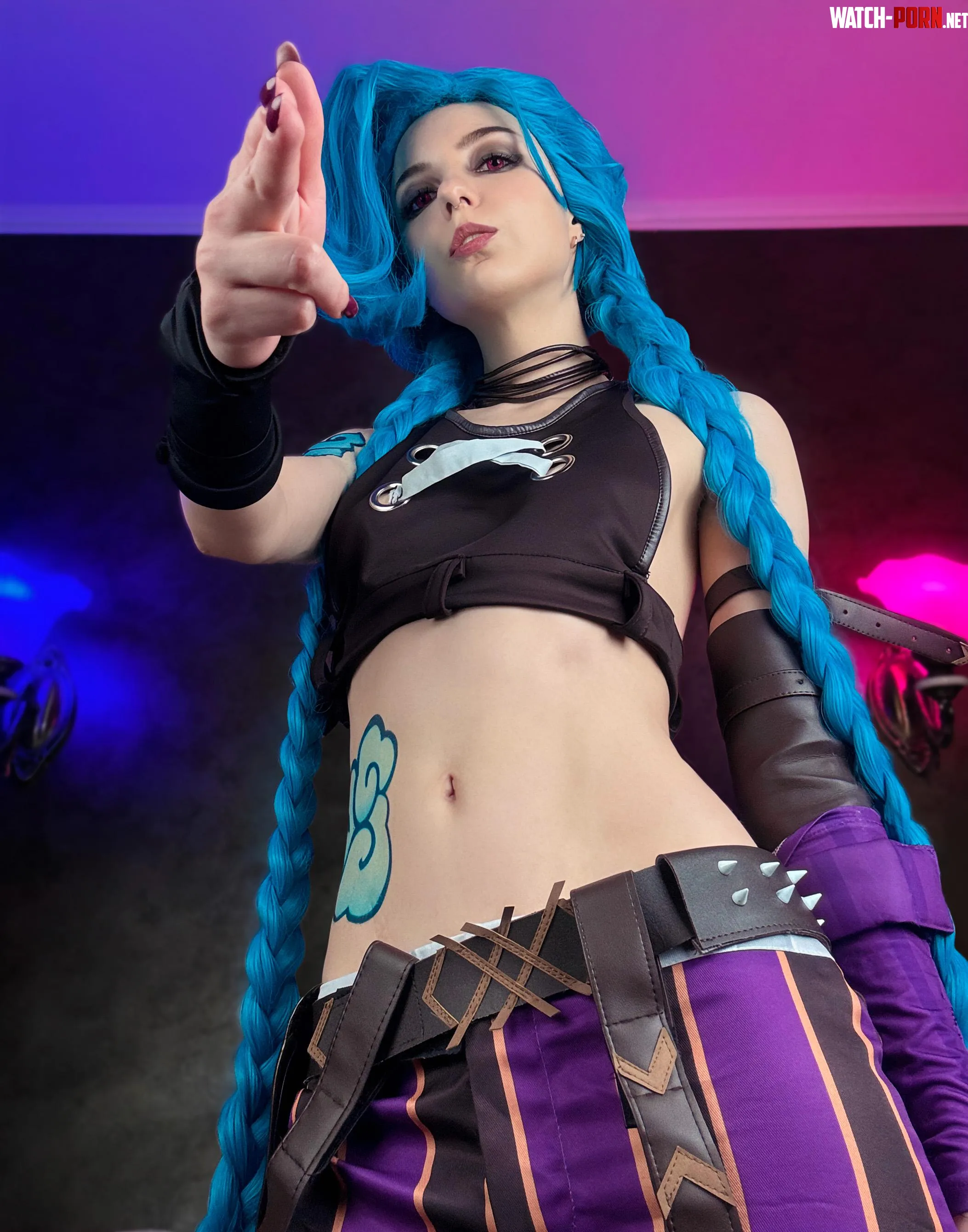 Jinx will make you go boom  self cosplay by me  Lina Moore by DepravedPuss